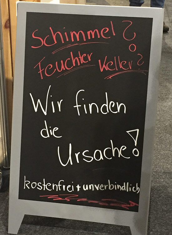 Schimmel? Feuchter Keller? ISOTEC finden die Ursache! 