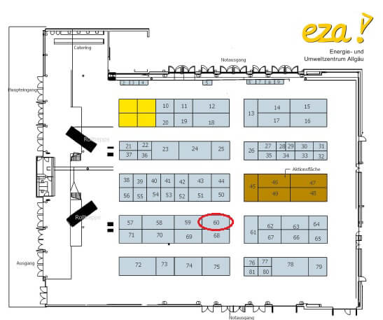 Standplan ISOTEC Zettel Allgäuer Altbautage Kempten