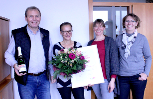 Büroteam Gehrmeyer bei der Preisverleihung