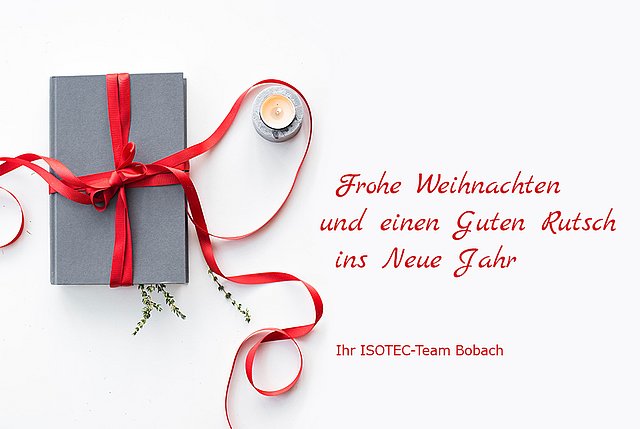 Weihnachtsgrueße von ISOTEC Bobach