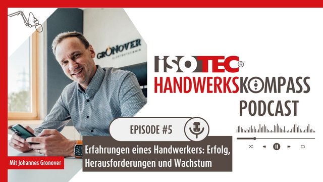 Johannes Gronover zu Gast im Handwerkskompass Podcast